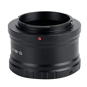 T2-EOS Adapter, M42*0.75 Adapter, Aluminum Alloy EOS M Adapter, for Cameras Canon EOS M Mirrorless Cameras