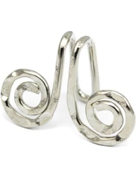 Elixir77UK silberfarben Wirbel Clip Helix Ohrklemme Piercing Ohrloch Folie