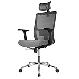 ► Instalación fácil: la entrega contiene el manual de usuario, que lo guiará paso a paso para instalar esta silla para computadora. 