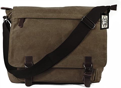 GFM Canvas Classic Style Messenger Satchel bag (#AR-8645-CANO5-KEK)