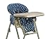 High chair Cover - wipe clean oilcloth by Messy Me (Teal Blue)