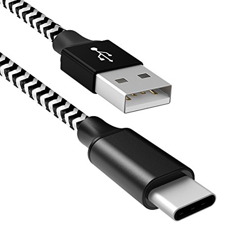C  ble USB Type C   QGhappy 2M-2Pack USB C Haute Vitesse Synchro et Charge Cordon de Donn  es Chargeur Nylon USB C C  ble de Chargement pour Samsung Galaxy S9  S8 A5 2017   Huawei P20  P10  Mate10  Motorola Moto G6  Honor View 10  9  Xiaomi MI 8  A1