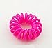 16 pcs Mixed Colour Plastic Telephone Line Hair Elastics Scrunchie Girl's Women's Hair Accessory