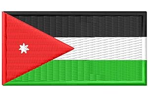 MASTERPATCH Écusson brodé drapeau de la Jordanie Aufnäher parche Bordado écusson toppa ricamata