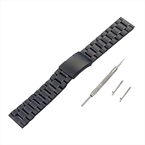 Aohro 20mm Edelstahl Smart Watch Strap Uhrenband Uhrenarmband Uhren Armband Replacement Wrist Band fr Motorola Moto 360 (2. Generation) Smartwatch (Steel Schwarz) Aohro 20mm Edelstahl Smart Watch Strap Uhrenband Uhrenarmband Uhren Armband Replacement Wrist Band fr Motorola Moto 360 (2. Generation) Smartwatch (Steel Schwarz)