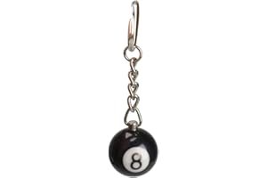 JILIN Black 8 Billiard Jewelry Pendant & Keychain - Small Gift Toys Wholesale