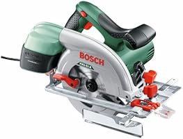 Bosch DIY Kreiss&auml;ge PKS 55 A, 1 Hartmetalls&auml;geblatt Speedline Holz, Parallelanschlag, Karton (1200 W, Nenn-&Oslash; S&auml;geblatt 160 mm, 0 - 55 mm Schnitttiefenbereich bei 90&deg;)