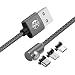 Produktbild Ugi® L Form 3 in 1 Magnetkabel Micro USB Typ C Blitz 3.3ft / 6.6ft Schnellladung Android USB C Kabel für Samsung Galaxy S5 S6 S7 S8 S9 Plus Edge Huawei Phone X 8 7 8 Plus 6 6 s,All Phone Devices