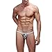 Produktbild FGDJTYYJ Herren String Baumwolle Briefs Penis Sleeve Personality Blumenmuster Unterwäsche S-L, Model 3