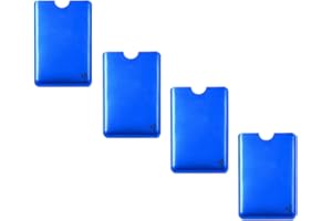 WOO LANDO 2 sztuki etui ochronne na karty kredytowe i NFC na karty kredytowe, dowód osobisty, karty bankowe, 100% etui na karty kredytowe, blokada RFID, zapobiega nieautoryzowanemu odczytowi danych i