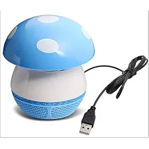 divinz Electronic Led Mushroom Shape Mosquito Killer Trapper Lamp Plastic, 19 X 17.5 X 19 cm, Multicolor