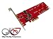 Produktbild Kalea Informatique Karte Controller autonome PCIe x4 Für 2 x SSD m.2 Typ SATA – Professionelle/Komponenten, hochwertig – Treiber vorinstallierten für Windows/Mac/Linux.