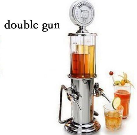 Aidle Alcoholic Drinks Dispenser – Transparent – For Cold Or Soft Drinks, Beer Tap as a shot liqueur Drinks and Cocktails(Double Gun)