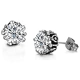 Modelado: tipo geométrico Alergia Antialérgica Joyería de Moda Titanio Acero Hembra Clavo Elemento Blanco Joyería , Aretes