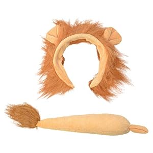 Animal Ears & Tail Set – Lion Kids Fancy Dress