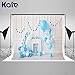 Price comparison product image Kate 7x5ft/2.2x1.5m Happy Birthday Photo Backdrop Kids Ballons Background Microfiber Seamless Party Photocall for Children Photography Studio