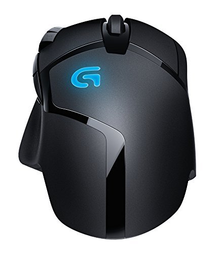 Logitech G402 - Rat  n para gaming con 8 botones programables Hyperion Fury  color negro