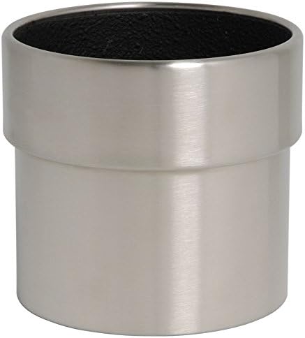 hydroflora 61426510 planter Value Line Cycle Edge, diameter 20 cm, height 20 cm, V4A stainless steel, matte brushed finish
