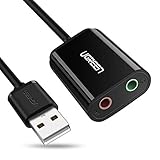 UGREEN Carte Son Externe Adaptateur USB...