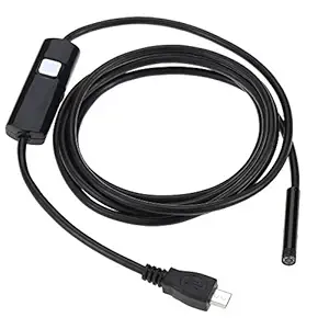 Anself 5.5mm 1.5m Digital USB Endoscope Borescope Handheld Inspection Snake Camera 6 Adjustable Led for Laptops Android Smartphones