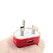 Produktbild MAyouth USB-Netzladegerät, 1Amp / 1000mAh kompatibel mit Samsung S7 / S8 / S9 / Tab/HTC/Nexus/One Plus 2/3 iPhone 5 / 5c / 5s / 6 Plus / 6s / 7 iPad 1/2-Mobiltelefon / 3-Pin-Adapter