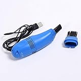 Peso: 129 g Ogquaton Aspirador portátil Mini USB para Teclado de computadora, Cepillo de Mano para Limpiar el Teclado (Azul)