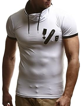 LEIF NELSON Herren T-Shirt Sweatshirt Slim Fit LN785