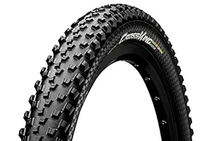 Continental Mountain Bike Protection Tire - Black Chili, Tubeless, Folding Handmade MTB Performance Tire (26