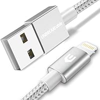 UNBREAKcable iPhone Charger Cable - [6.6ft/2m, Apple MFi Certified] Nylon Braided Apple Charger USB Fast Charging...