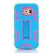 Produktbild casefirst Samsung Galaxy S6 G9200 Case, Ultra-Thin Anti-Drop Cover Premium Material Full Protection Slim Back Case Cover, Specially Designed for Samsung Galaxy S6 G9200 Blue + Hot Pink