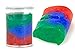 Produktbild Nick and Ben Spielschleim 2 Stück bunter Party Gag Slime Set Glibber-Dose Spaß Knet-Schleim Doppelpack Kinder-Spielzeug Schadstoffgeprüft