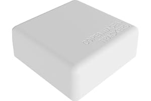 Cobblestone GPS Tracker - Made in Dänemark, € 0 / Monat, Keine SIM Kosten, 4-6 Jahre Laufzeit ohne Aufladung, Wasserdicht GPS, Kostenlos APP, für Auto, Fahrrad usw., weiß