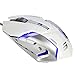 Price comparison product image LINGYI Gaming mouse, 6 Programmable Buttons, 4 Adjustable DPI Levels, 4 Circular & Breathing LED Light, Used for games and office[ White ]