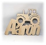 Schlummerlicht24 Dekolicht “ Trekker Traktorlampe “ mit Wunschname, ideales Geschenk für Trekker-Fans, als Nachlicht und zum Zimmer verschönern, handgemacht - 8