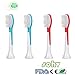 Produktbild 4Stk(1x4) Sohv® Ersatz Aufsteckbürsten für Philips Sonicare für Kinder. Ersatz für HX-6044. Komplett kompatibel mit Philips Sonicare Schallzahnbürsten: DiamondClean, FlexCare Platinum, FlexCare+, HealthyWhite, HealthyWhite+, Sonicare 2 Series, Sonicare 3 Series, PowerUp.