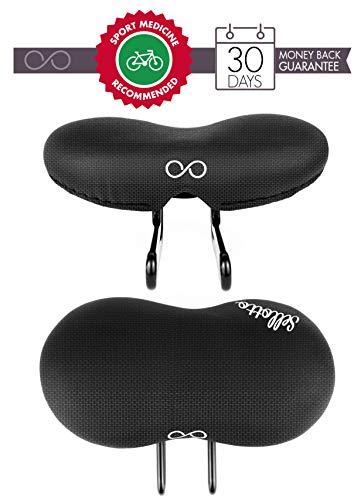 sellOttO Disfruta de la Bicicleta con el Joven Condor - Sillín cómodo Gel Hombre Mujer para ciutad y Fuera ciutad - Ninguna presión en Zona genital