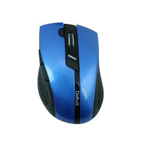 Preisvergleich Produktbild Daffodil WMS615 - Kabellose optische Mouse - Gaming Maus mit Scollrad, verstellbarer Abtastrate, Polling Rate und Schnellfeuertaste - Kompatibel mit Microsoft Windows (8 / 7 / XP / Vista) und Apple MAC (OS X +)