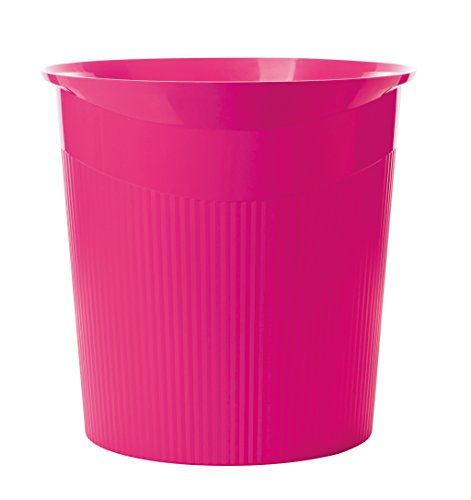 HAN Papierkorb HAN LOOP, 13 Liter, modernes Design, rund, Trend Colour pink