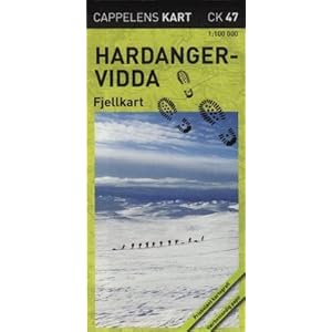 Hardangervidda Fjellkart CK47 : 1:100000