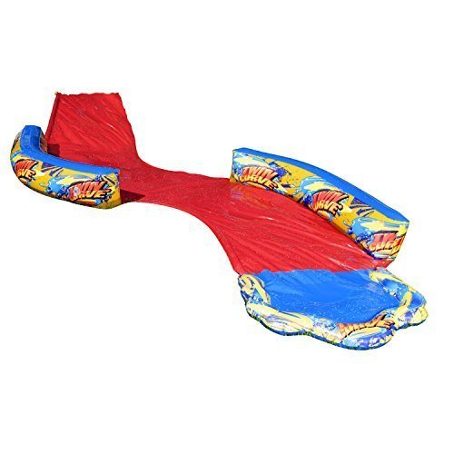 Preisvergleich Produktbild Banzai Twin Curve Water Slide Body Board Included Slickest by Banzai