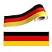 Price comparison product image Car Flag Sticker with Italy/Germany/France/Russia Vinyl Racing Stripe Decal Sticker for Cars, Laptop, Windows, Luggage (100 x 15 cm) (German)