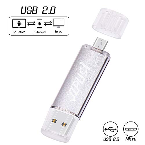 YZPUSI 32 GB Chiavetta USB, 2 en 1 USB 2.0 Trasferimento USB Flash Pendrive per PC e Android OTG Micro USB, Memoria USB Drive Compatibile con Smartphones e Tablet Memory Esterno 32 GB