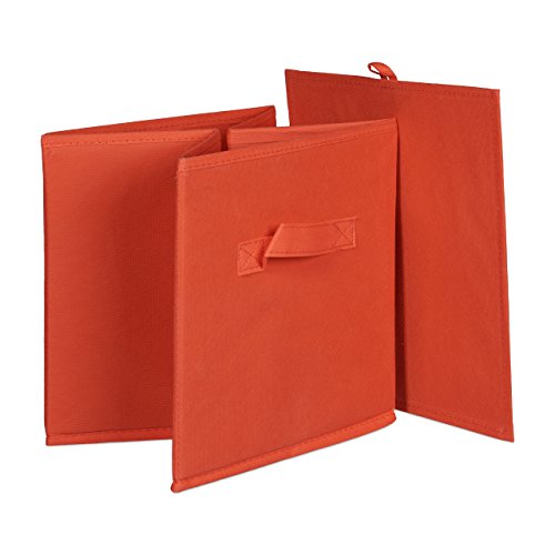Relaxdays Kindersitzbank mit Stauraum ALBUS, bunte Stoffkörbe, Spielzeugtruhe zum Sitzen, Faltbare Stoffboxen, Spielzeugaufbewahrung, HxBxT: ca. 35,5 x 81 x 29 cm, weiß - 5