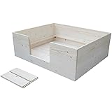 Wurfkiste 120x100xH40 cm, inkl. Welpenschutz, Sonderserie, Welpenkiste, naturbelassen