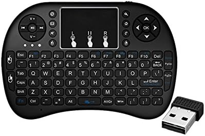 Topsion Wireless Gaming Keyboard with Touchpad Mouse for Pc Pad Xbox 360 Ps3 Google Android Tv Box Htpc Iptv