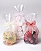 Produktbild 100 Clear Cellophane Block Bottom Sweet / Party / Gift Bags 4.5 x 8.5 x 1.75 by Bag It Plastics