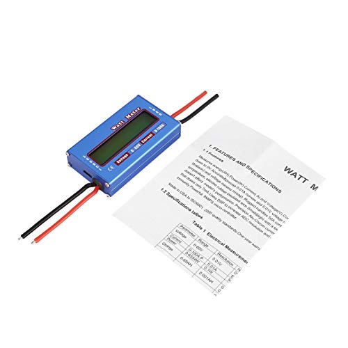 Preisvergleich Produktbild Comomingo Digitale Spannung Leistung Watt Stromzähler Energietester für Modell RC (Blau)