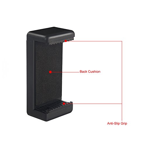 Zacro Universale Smartphone Stativ Adapter Handy Halterung Handy Selfie Stick Clip Halter Montageadapter fÃ¼r Einbeinstativ/Dreibeinstativ Stativ-Halterung fÃ¼r iPhone und andere Smartphones Schwarz