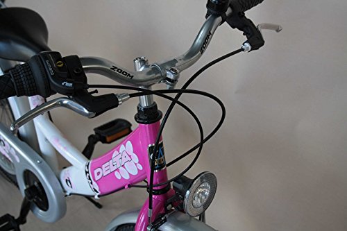 Mädchenfahrrad 20 Zoll Fahrrad Kinderfahrrad 6 Gang Shimano mit Beleuchtung Pink - 2