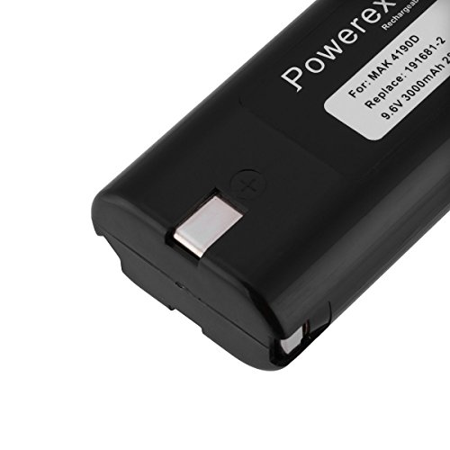 Powerextra 9,6v 3000mAh Akku Ersatzakku für Makita 9000, 4093D, 4093DW, 5090D, 5090DW, 6012HD, 6012HDL, 6094D, 6094DW, 6900D, 6900DW und andere Typen + Gratis Geschenk - 6